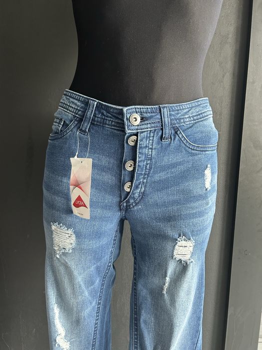 Spodnie jeansy nowe przecietane r 36 S