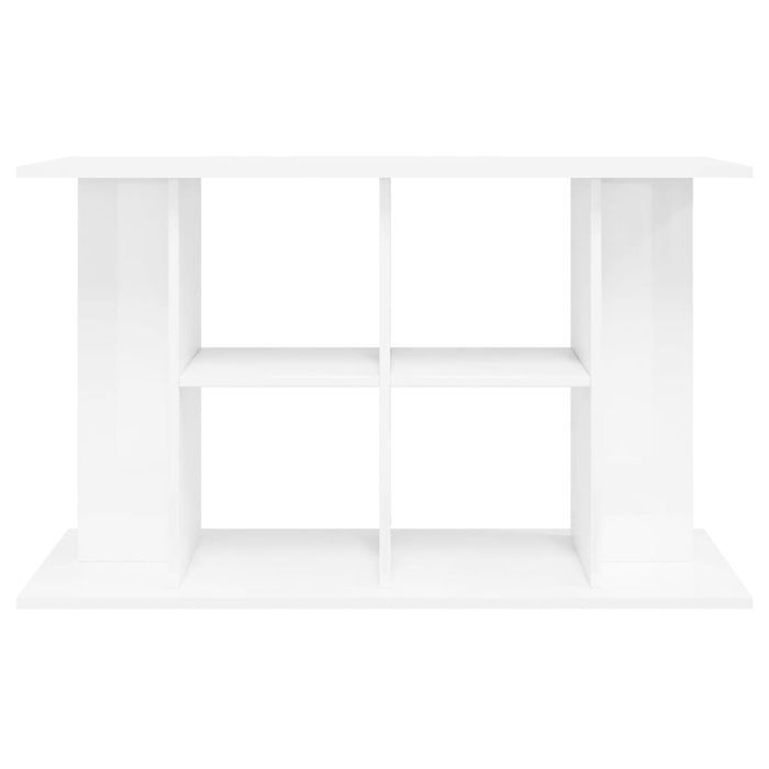 Stylowa szafka pod akwarium 100x40x60 cm, biała na wysoki połysk