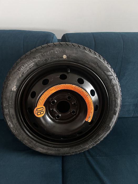 Koło dojazdowe w pokrowcu T115/70R14 88M uzywane 1 raz - toyota ford