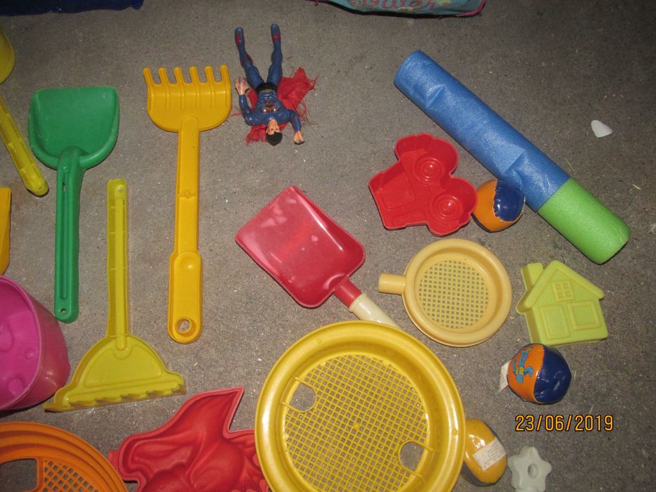 Brinquedos para praia