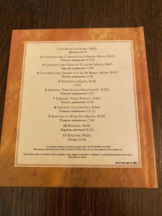 CD + Livro Mozart - Obras-Primas Musicais (Coleção Grandes Mestres)