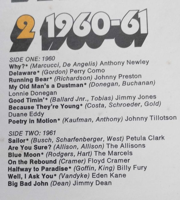 Golden Hit Parade Popular Music's - 8 discos vinil LP