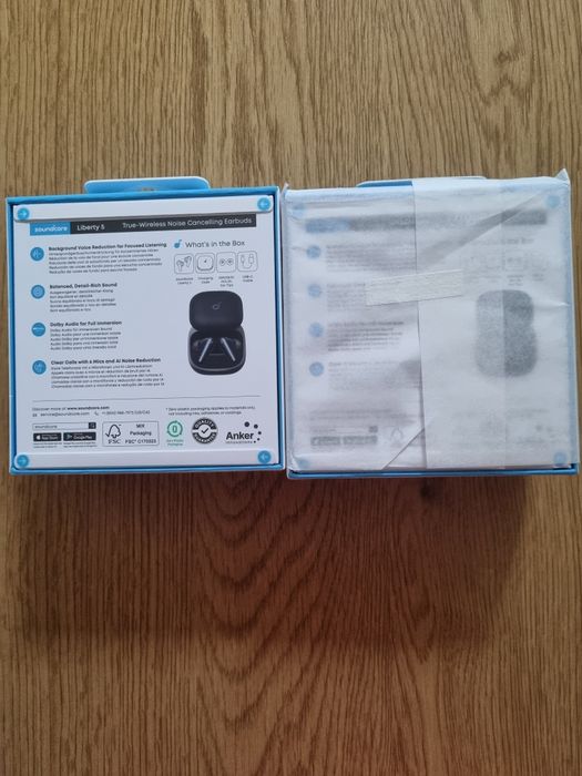 Навушники TWS Anker SoundCore Liberty 5 з ANC, Bluetooth 5.4, захист IP55, Black