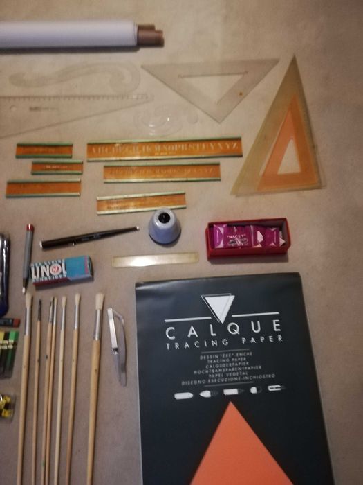 [DESC 20% sobre preço] Material desenho técnico_ p/ coleção+uso normal