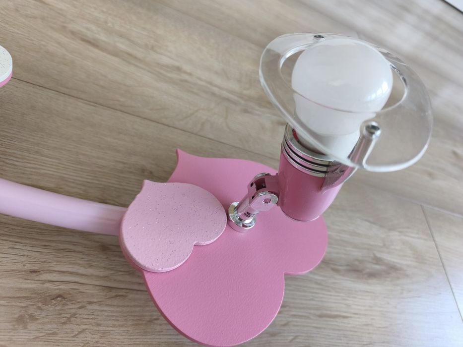 Lampa do pokoju dziecięcego Miś/serduszko/róż