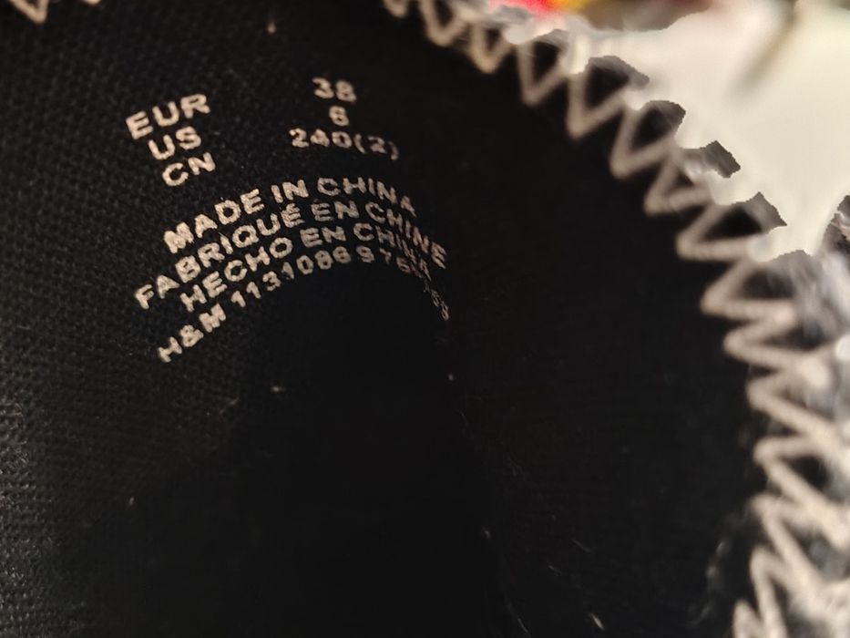 Trampki wysokie,H&M,r.38