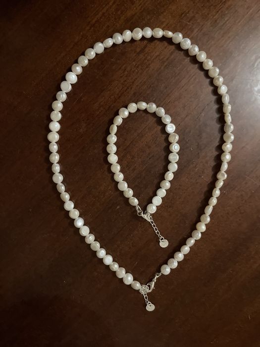 Набор с натурального жемчуга