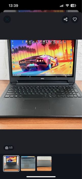 Ноутбук dell i core 3