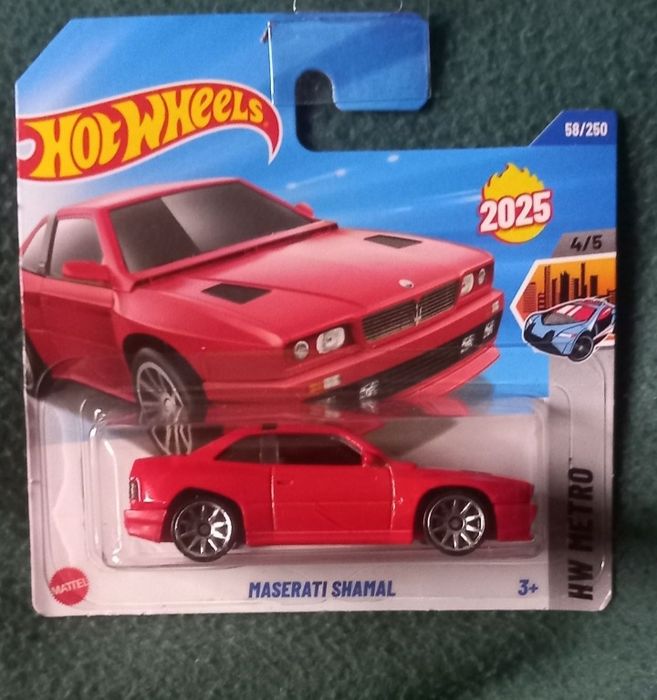Maserati Shamal hot wheels