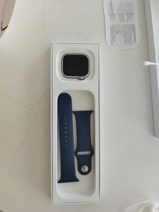 Apple watch séries 9 41mm caixa de alumínio storm BLUE