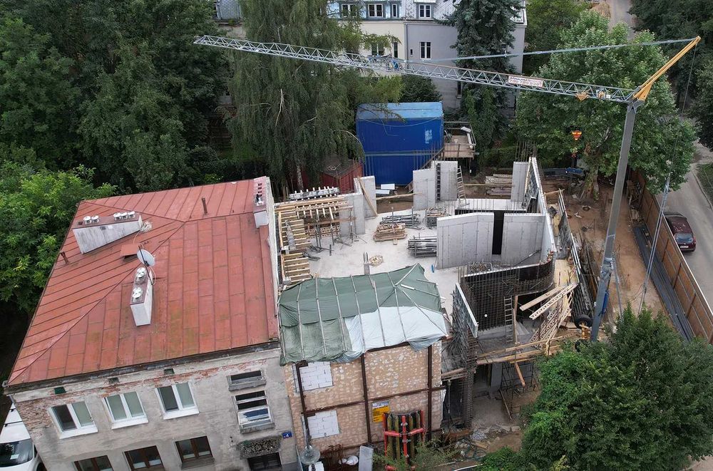 Żuraw budowlany, żuraw szybkomontujacy, Dzwig Budowlany SAN MARCO 18m