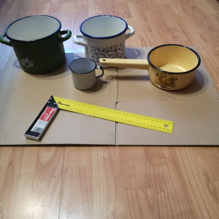 Vintycz. . Za 4 garnki rondelki prl. Emalia