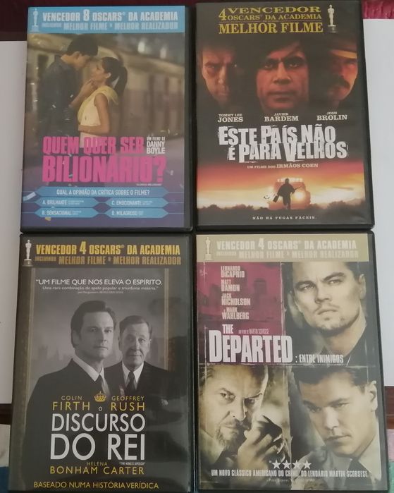 Lote DVD Filmes e Séries - Suspense, Romance, Óscares