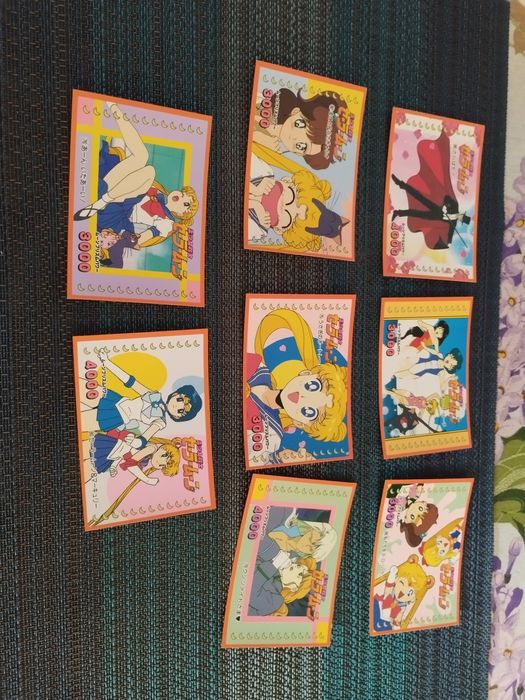 Karty naklejki Sailor Moon 40 sztuk