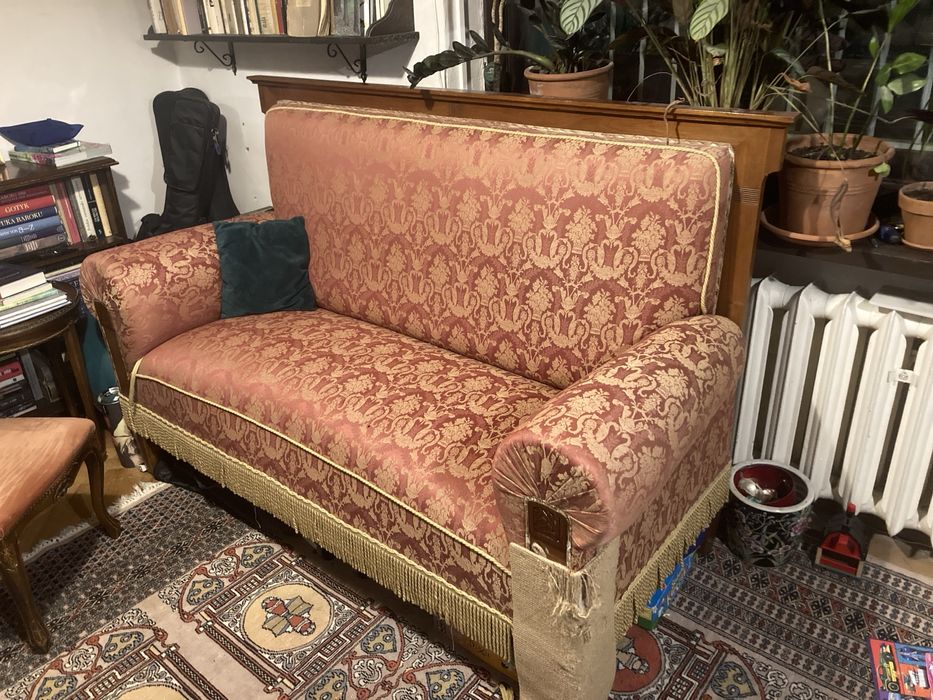 Kanapa antyk okazja czerwona