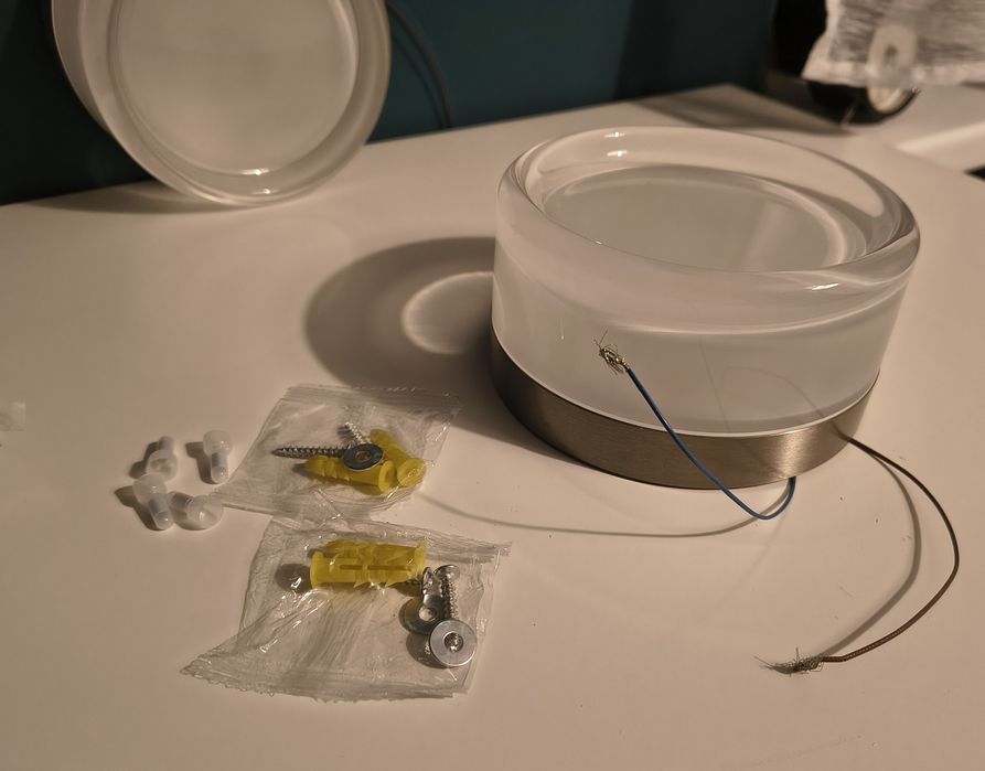 Zestaw 3 klinkietów lamp designerskich