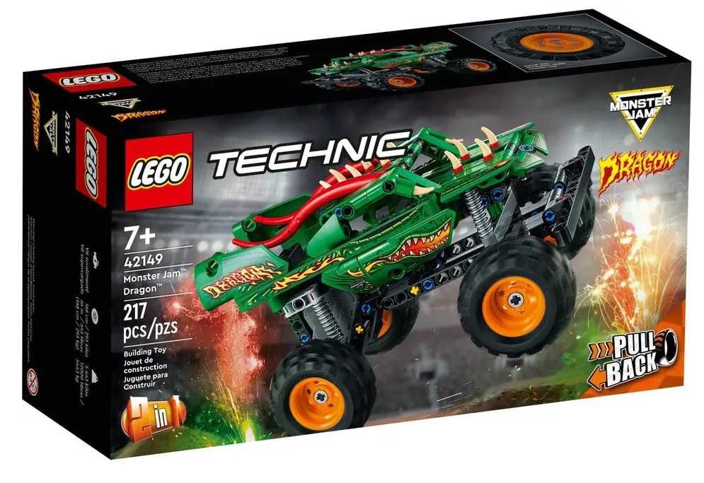Новий Lego Technic 42149 Monster Jam Dragon