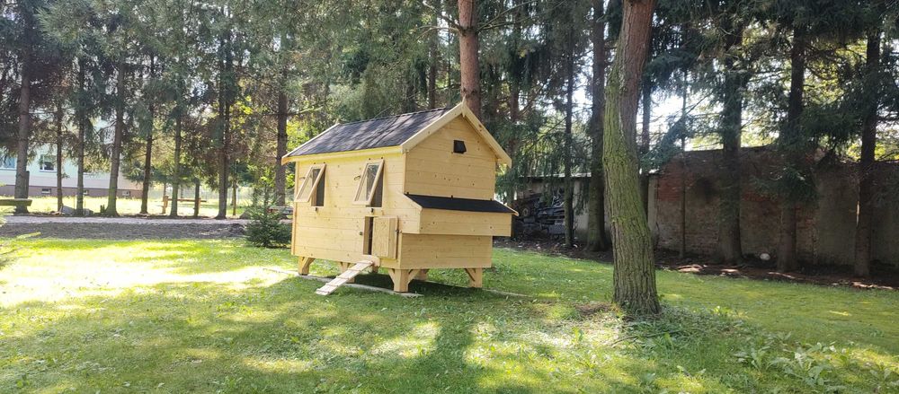 Kurnik dla kur duży, ocieplony