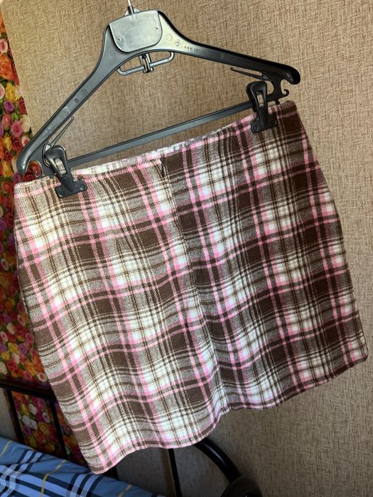 Спідниця в клітинку XL демісезон new yorker