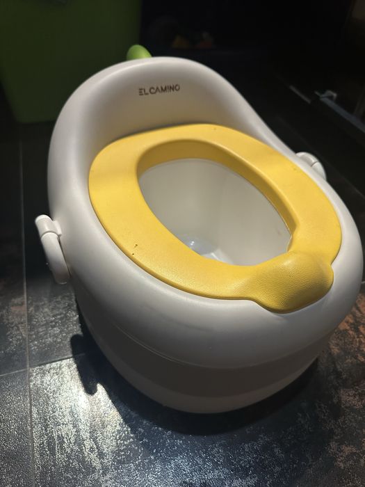 Дитячий горщик Діно дінозавр Babyhood 3в1 сірий