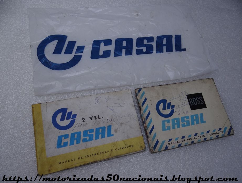 Manuais de Instruções e Cuidados p/ Motores Casal de 2v e Casal Boss