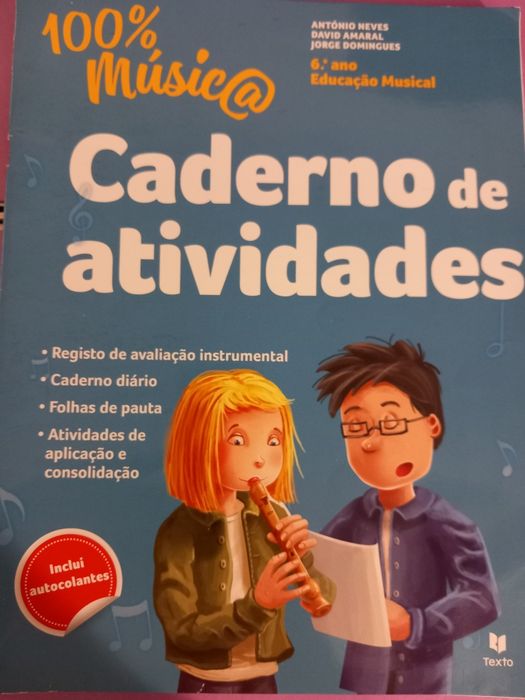 Caderno de Actividades 100% Música 6° Ano