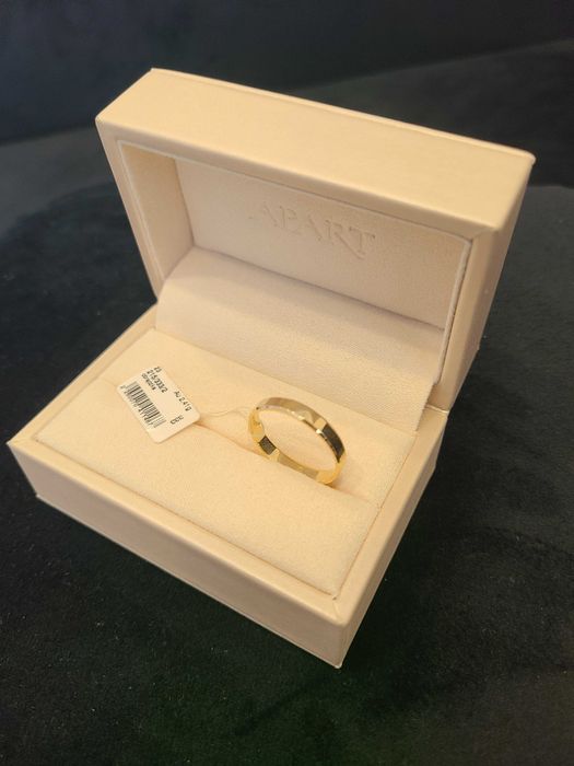 Obrączka męska złota APART nowa okazja 23