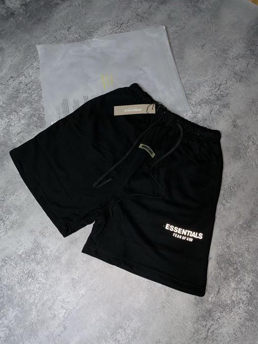Шорты FOG Fear Of God Essentials черные с бирками