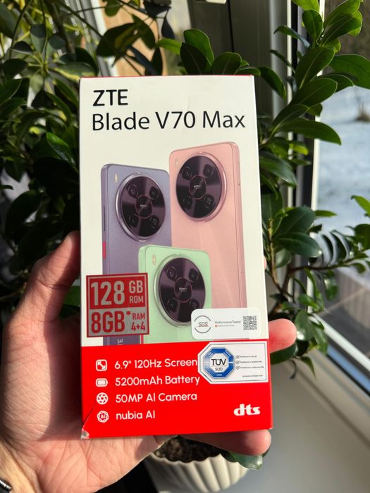 Telefon ZTE Blade V70 Max 4 GB / 128 GB 4G (LTE) szary TOMI-TECH