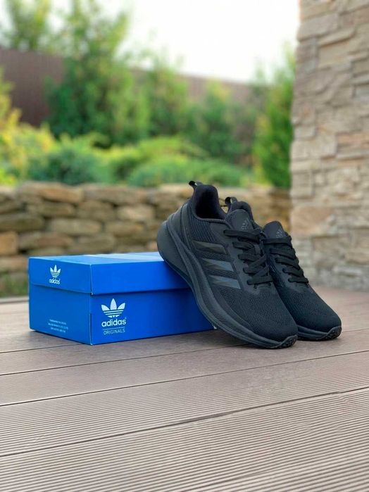 Чоловічі літні кросівки Adidas Runfalcon 3.0 - Адідас Ранфалкон легкі, дихаючі, чорні