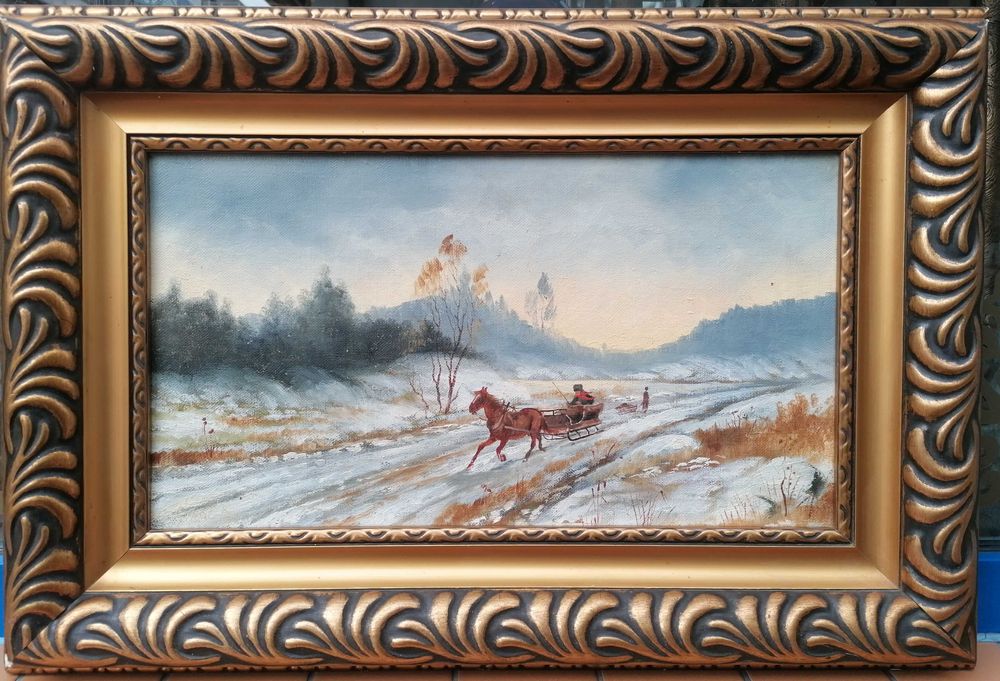 Sanna, pejzaż zimowy, T.Holst 1903 r.