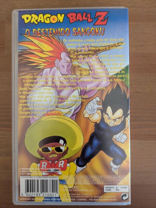 VHS Dragon Ball Z " O Destemido Songoku " (Optimo Estado)