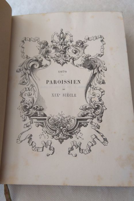 Paroissien Roman Complet du XIX Siècle
