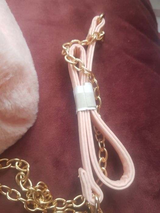 Piekna różowa torebeczka dla dziewczynki z oczami, h&m