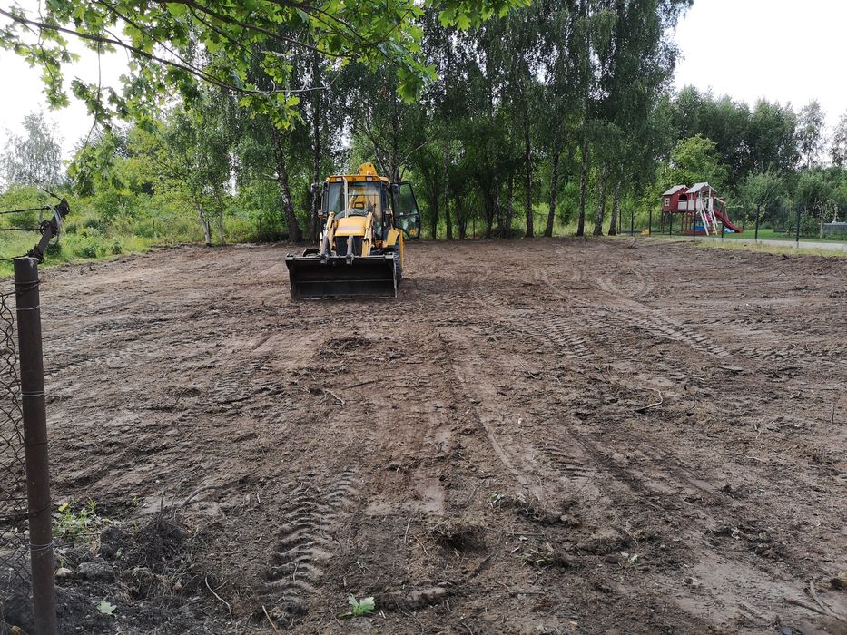 Czyszczenie działek,wycinka drzew, rębakowanie gałęzi, wywóz korzeni.