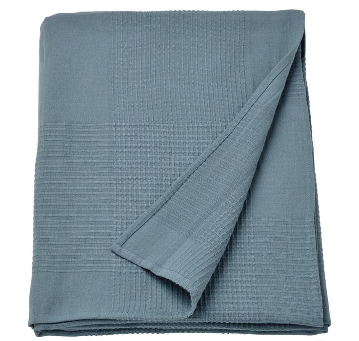 Секонд.INDIRA ІНДІРА Покривало, темний сіро-синій, 230x250 см | IKEA