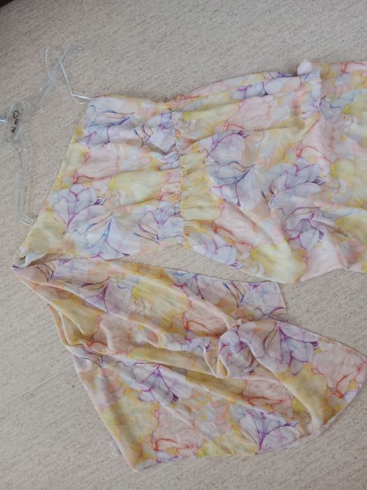 Sukienka letnia na jedno ramię maxi