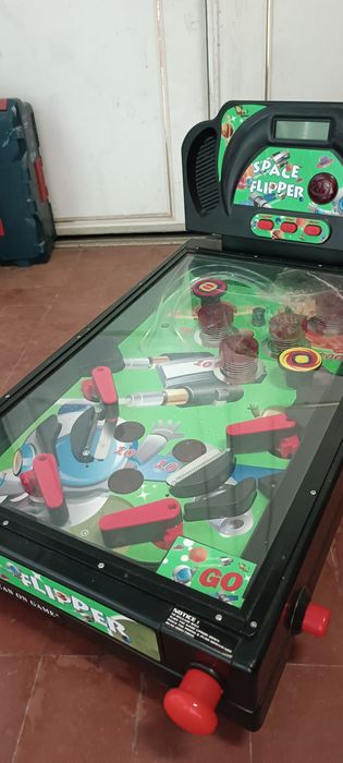 Jogo flipper pin-ball de mesa