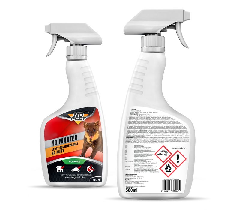 Spray, środek, preparat do odstraszania kun i łasic No Pest® 500ml
