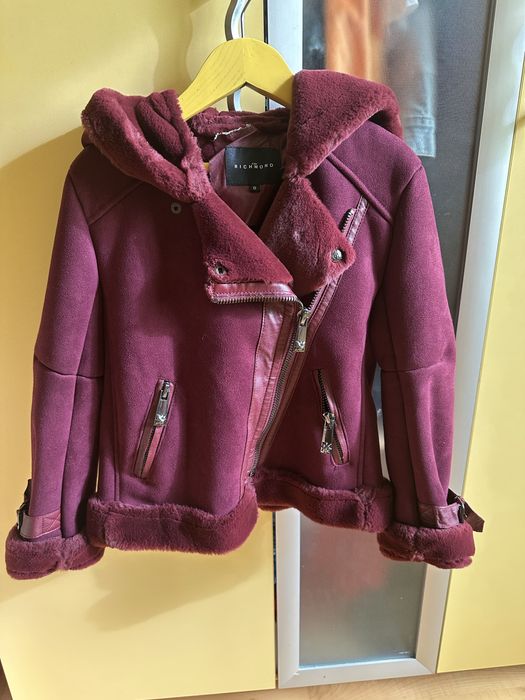 Дубленка косуха для девочки  John Richmond