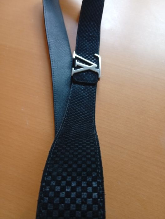 Luxury oryginalne pasek męski Louis Vuitton jak nowe