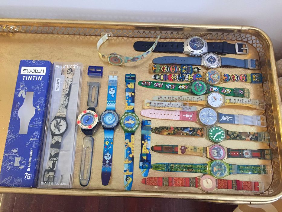 Relógios Swatch Vintage. De Colecção. Yellow Submarine; Gnomomania