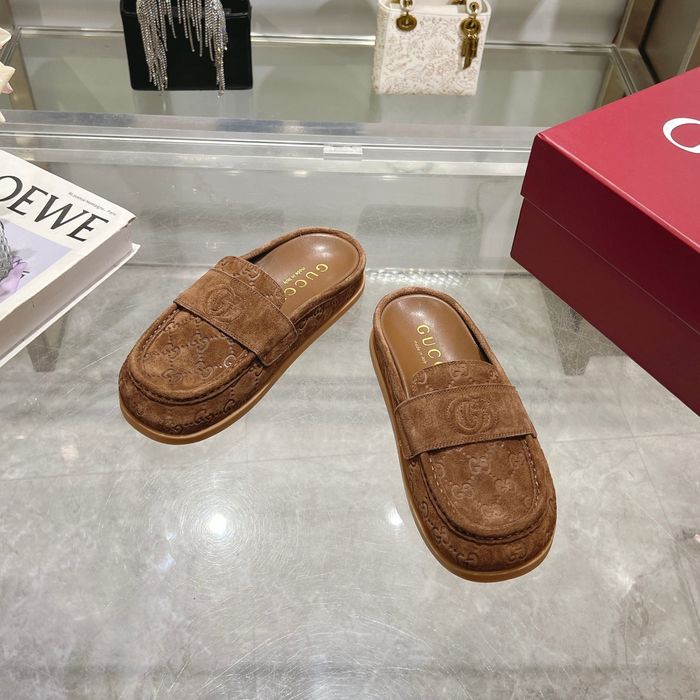 Klapki Mule! Gucci zamszowe/welurowe premium jakiść!36-42