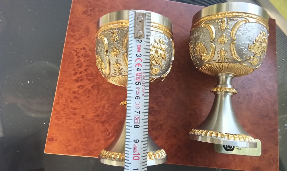 Бокалы лимитированные Clearmont Pewter Ireland.