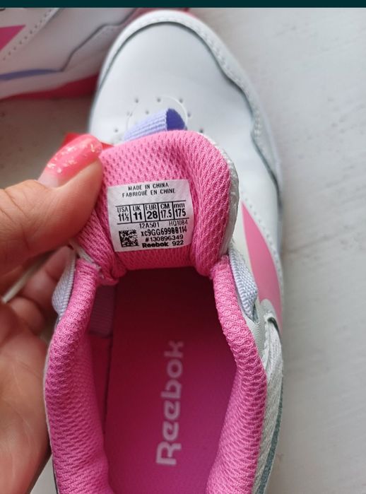 Нові кросівки reebok 28 ШКІРА розмір 18,7см