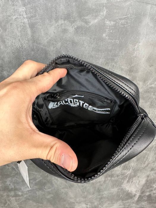 Мужская сумка на через плече Lacoste чоловіча барсетка лакоста