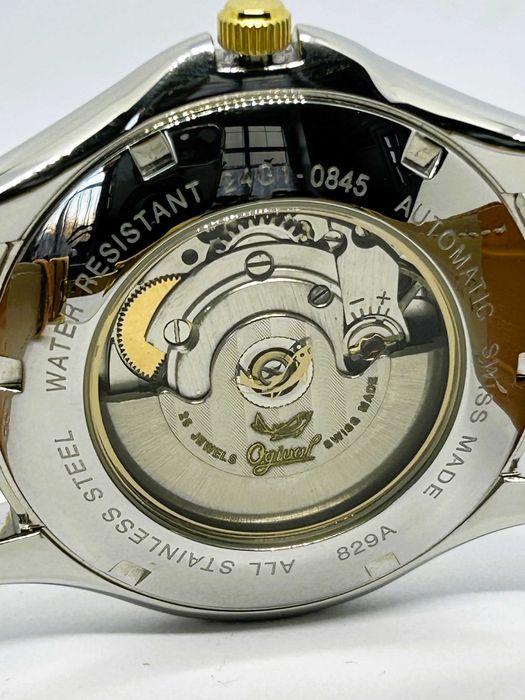 Ogival Slim Automatic Swiss Made 24G1-0845 Two Tone ETA Classic