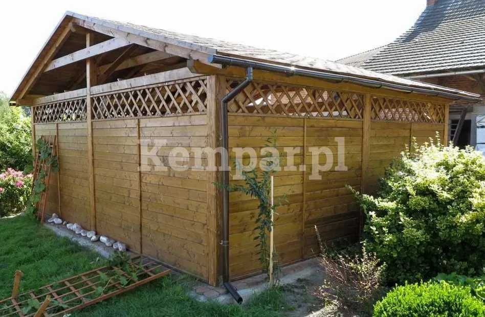 Wiata garażowa Wiata drewniana Garaż drewniany AKACJA