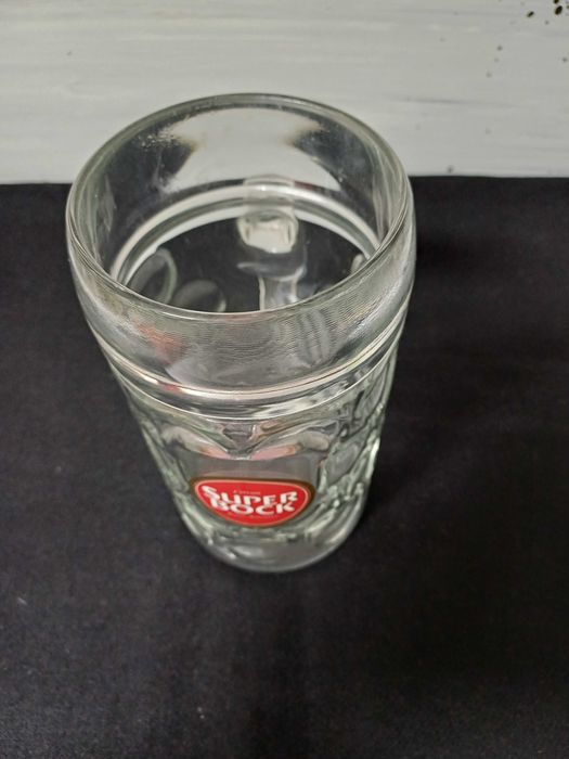 Caneca de vidro Super Bock 2 litros
