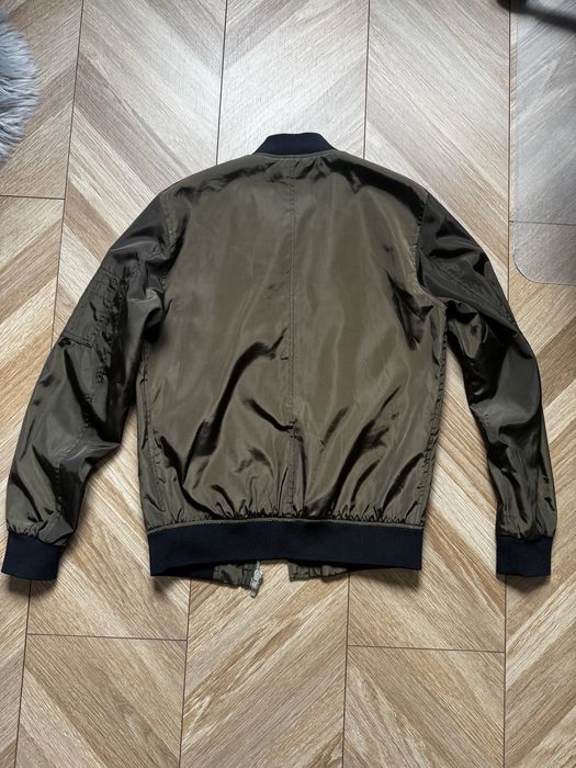 Kurtka bomberka Oliwkowa Zara Unisex S